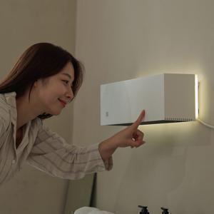 욕실 온풍기 가정용 벽걸이 전기 화장실 온풍기 미니 PTC