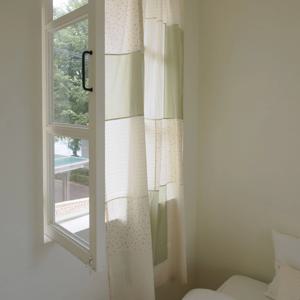 마이디어로지 패치워크 커튼 - 아이보리