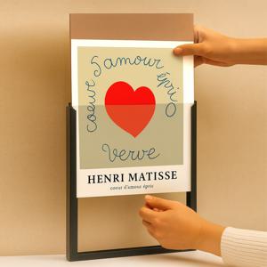 국산 원터치 오픈형 알루미늄 액자 액자틀 A1 A2 A3 A4 50x70