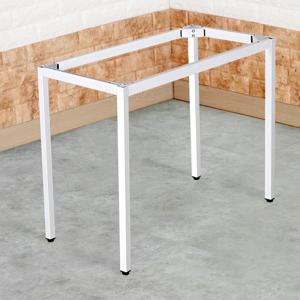 책상다리연장 철재프레임테이블 700x450 H700 화이트 분체도장 일자형다리 TW7045