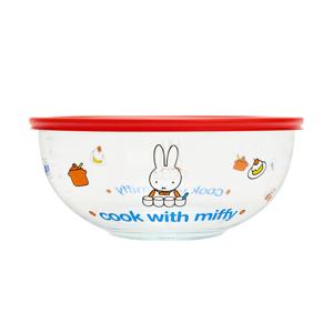 미피 내열유리 믹싱볼 2400ml (뚜껑 포함)