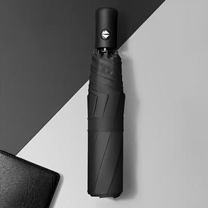 TEMU 컴팩트 경량 방수 접이식 우산, 자동 개폐, 8살대 - 편리하고 내구성 있는 블랙 그립, 남성 비즈니스용. 야외 여행, 피크닉, 캠핑, 출퇴근에 이상적이며 발렌타인데이/크리스마스 선물로 완벽한 선택