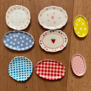 TEMU 8 미니 하우스 식품 주방 접시 모델 장식 액세서리, 주방 DIY 속