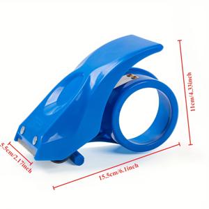 TEMU NewShark 다색 무거운 테이프 디스펜서 - 인간공학적 디자인과 정밀한 블레이드, 사무실 및 상업용으로 조립 필요 없음, 내구성 있는 플라스틱 구조, 손잡이 편리한 디자인, 상업용 테이프 디스펜서 | 현대 테이프 디스펜서 | 내구성 있는 플라스틱 바디