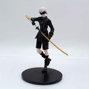 TEMU 창의적인 귀여운 애니메이션 캐릭터 장면 액세서리 - 검과 활이 있는 PVC 수집용 조각품 모델, 애니메이션 팬들을 위한 이상적인 선물, 애니메이션 수집품 | 동적 포즈 조각품 | 세부적인 의상 디자인, 애니메이션 방 장식