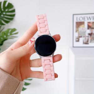 TEMU 20mm 22mm 귀여운 캔디 레진 클리어 밴드 - 삼성 4/6 프로, 5 프로, 46/42/44/40/41/47mm 호환, 화웨이 가민 워치용