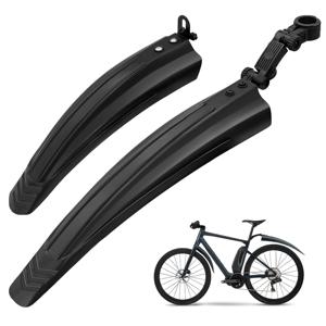 TEMU 2개 세트 휴대용 조절 가능한 MTB 산악 및 로드 자전거 앞뒤 머드가드, 저렴한 사이클링 타이어 머드 가드|타이어