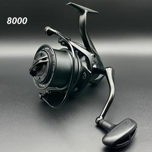 TEMU 루어 낚시릴, 롱캐스팅 스피닝휠 8000-14000 42 LB 최대드래그, Metal Baitcast 4.8.1:1 고기어비율, 민물·바닷물용