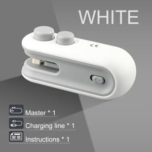 TEMU 1pc 스낵 패키징 가방 밀봉기, 내장 자기 USB 충전식 배터리, 휴대용 미니 밀봉기, 피크닉 및 여행용, 손으로 압착하는 플라스틱 밀봉기, 가방 닫기 마법 도구, 감자칩 가방, 쿠키 가방, 스낵 가방, 재 밀봉에 적합, 충전 케이블 포함, 16W 전원, 가정 및 여행용으로 매우 적합|가방|USB|USB