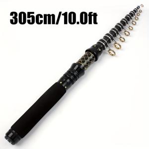 TEMU 2.1M 2.4M 2.7M 3.0m 카본 M 파워 루어 10-50g 휴대용 텔레스코픽 낚싯대 스피닝 피싱 로드 바다낚시 장비|낚시대