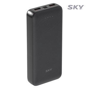 TEMU 스카이 필 S20PD 20W 20000mAh LED 잔량표시 고속 휴대용 보조배터리 C타입 A타입