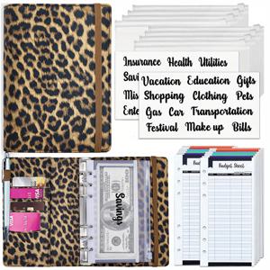 TEMU 지퍼 봉투 및 비용 예산 시트가 있는 예산 바인더,현금용 돈 정리함,예산 및 저축을 위한 현금 봉투가 있는 A6 돈 바인더