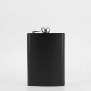 TEMU 9oz 스테인리스 스틸 플라스크 - 매트 블랙 마감, 야외 및 실내 사용 가능, 캠핑, 하이킹, 할로윈/크리스마스 선물에 이상적