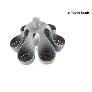 TEMU 4개 또는 6개의 계란 용량 논스틱 계란 조리기 - 최대 480°F(250°C) 내열성, 공간 절약형 스팀 바구니 - 가족 아침 식사, 저녁 식사 또는 상업용 주방을 위한 튼튼한 계란 홀더 - 쉬운 세척 주방 도구, 삶은 계란 요리기, 실용적인 주방용품, 견고한 손잡이, 가정용 셰프를 위한 스팀 도구|계란찜기