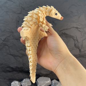 TEMU 매력적인 팬올린 조각상 - 3D 프린트 동물 피규어, 집, 카페, 사무실 책상 장식에 이상적 | 실내/외부 다용도 사용 | 파티, 크리스마스, 부활절, 추수감사절 선물로 완벽한 동물 피규어, 할로윈 장식, 가을 홈 데코 수집품
