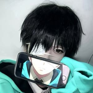 TEMU 남성용 애니메 코스플레이 웨이브 - 블랙 섬유 의상 액세서리, 화이트 액센트, 밀도 편안한 피트, 학교, 콘서트 및 축제에 적합, 접착제 필요 없음, 축제 의상, 클래식 스타일, 안전한 피트, 축제 참가자