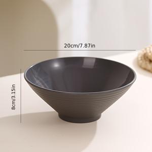 TEMU 1개/4개, 8인치 라미안 국수 그릇 세트 - 깨지지 않고, 전자레인지 및 식기세척기 사용 가능, 다용도 일본식 - 국수, 곡물, 간식에 이상적인 선택 - 컬러 시리즈