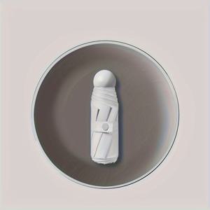 TEMU 6-리브 철제 프레임 수동 접이식 우산 - 가벼운 휴대용 여행용 우산, 인체공학적 손잡이, 내구성 있는 플라스틱 구조, 일상 및 야외 사용을 위한 스타일리시한 디자인, 튼튼한 구조