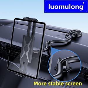 TEMU Luomulong 확장형 흡착컵 태블릿 홀더와 유연한 고즈넥 - 차량용 강력 접착제, 대시보드 및 선루프 장착, 매끄러운 표면 호환 가능, 4.5~13인치 기기 적합, 알루미늄 합금 구조, 자동차용 태블릿 홀더