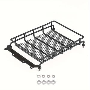 TEMU 1pc RCXAZ 금속屋장 랙 캐리어 1/10 스케일 RC 크롤러용, TRX4 디펜더 AXIAL SCX10 90046 RC4WD D90와 호환, 쉬운 설치, 내구성, 배터리 없음