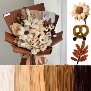 TEMU 301 Twisty Stick Flower Bouquet 컬러 스키마 세트, 업그레이드된 밀도와 두꺼운, 인기있는 보석 컬러 매칭 올인원 조합, 지침서와 함께, 50+ 비디오 코스, DIY 핸드메이드, 초보자에게 적합, 파티 장식 축제 선물, 등