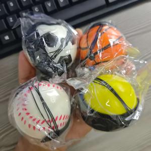 TEMU 4개 손목 공 세트, 스포츠 비즈 포함, 농구, 야구 및 축구 포함, 리바운드 가능한 고무 디자인, 파티 선물, 운동 또는 엔터테인먼트에 적합