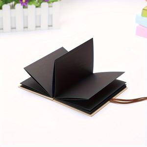 TEMU DIY 액세서리 세트가 포함된 확장 가능한 접이식 모험 책 스크랩북 앨범, 결혼 기념일 및 데이를 위한 하드커버 크래프트 종이 사진 컬렉션