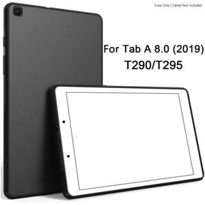 TEMU 갤럭시 탭 A 8.0 케이스 (2019), 슬림한 디자인 매트 TPU 고무 소프트 가죽 케이스, 삼성 갤럭시 탭 A.8 인치 2019 태블릿용(SM-T290/T295/T297)