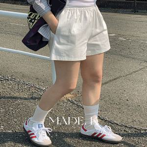 [MADE/3천장돌파]조이아 밴딩 코튼 숏 팬츠 (S-L/데일리룩/여름팬츠/여름반바지/밴딩바지/편한바지/하프팬츠/반바지/데일리팬츠)