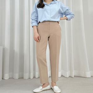 S~3XL 빅사이즈여성의류  살바 밴딩 슬랙스(기본/짧은/롱) 기장선택 정장 팬츠 오피스룩 오버클래식 일자핏