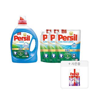 퍼실 엑스퍼트 실내건조 2.7L, 1개 + 리필 1.8L, 3개 + 증정(퍼실 300ml, 1개)