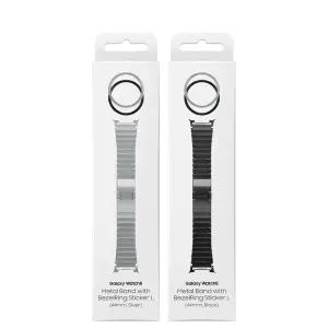 삼성 갤럭시워치8 메탈 스트랩 밴드 with 베젤 링 스티커 44mm