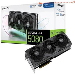 PNY GeForce NVIDIA RTX5080 16GB OC 그래픽 비디오 카드