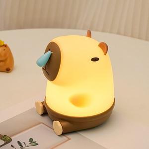 [심쿵샵]콧물 카피바라 캐릭터 무드등 데스크 인테리어 조명 생일선물