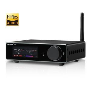 AIYIMA 블루투스 앰프 PFFB DAC 스테레오 홈 오디오 리시버 300W x 2 파워 PC-USB COA OPT TRS RCA 입력 A8