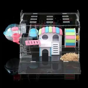 [콩심팥심]DIY 아크릴 햄스터 케이지 풀세트 햄스터하우스