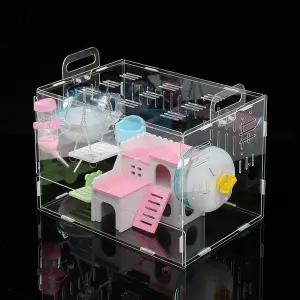 [콩심팥심]DIY 아크릴 햄스터 케이지 풀세트 햄스터키우기 그네