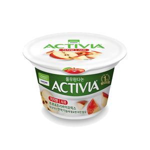 풀무원다논 액티비아 컵 저지방 사과 150g x 4개