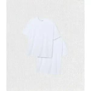 스파오 SPAO 2PACK COOL 루즈핏 반팔티_SPRWFA9A03 SPRWFA9A03 647023