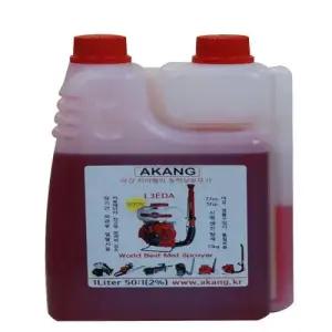 치파랠리 2사이클 엔진오일 AKANG RED 2T 2행정 1L