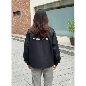 [마뗑킴]MATIN KIM 마뗑킴 바람막이 마뗑킴 로고 코팅 점퍼