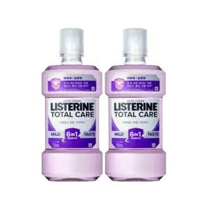 리스테린 토탈케어 제로 750ml 2개