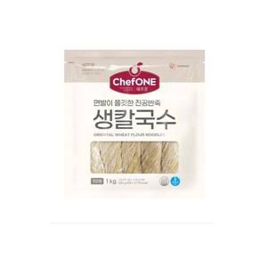 대상 쉐프원 생칼국수 1kg×2개 [냉장포장] //유통기한2025년11월3일까지