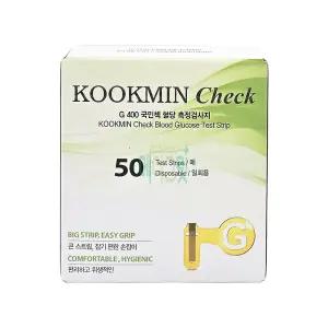 국민첵 혈당측정지 G400 50매입 / 혈당검사지 당뇨검사지 당뇨시험지