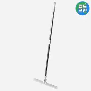[월드크린] 화이트 실리콘 스퀴지 35cm 물 밀대 막대 바닥 물기 제거
