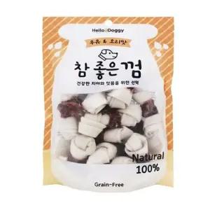고품질 참좋은 우유 오리맛 껌 15p 강아지 애견 반려견 간식 (WD037C8)