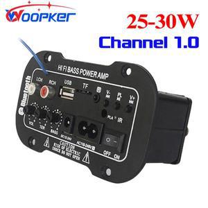 Woopker 스피커 증폭기 보드 DIY 디지털 블루투스 모듈 AUX TF 카드 USB 25-30W 110V 220V 12V