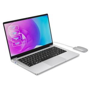 노트북 컴퓨터, 14인치 노트북 듀얼 코어 세렐론 N4000 6GB RAM 128GB SSD 휴대용 노트북, 1366x768 IPS 디스플레이 팬리스 디자인 노트북 PC, WiFi 2.4/5G, BT 5.0, USB 3.0, 미니 HDMI 포함 USB-C 허브