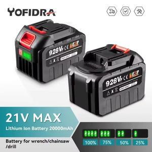 Yofidra 388VF 배터리 충전식 22500mah 리튬 이온 21V 전동 공구 용 928VF