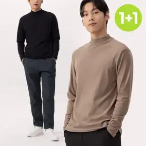 에버라스트 남성 기모 반목티 모크넥 + 윈터라이즈 본딩팬츠